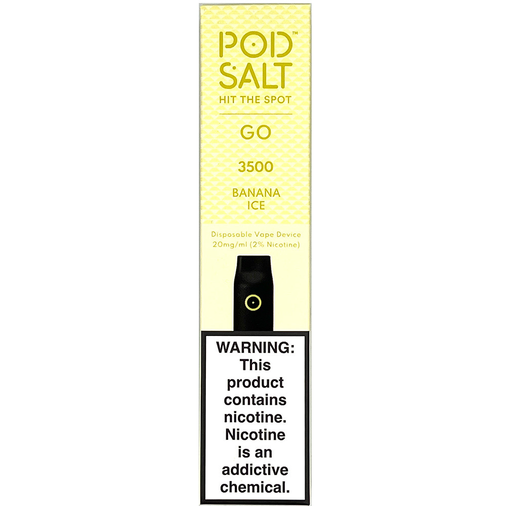 Pod Salt GO 3500 - Banana Ice (2% nic)