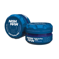 ВОСК ДЛЯ ВОЛОС NISHMAN AQUA HAIR STYLING WAX 01 GUMGUM Аромат: жевательная резинка «Бабл-Гам»