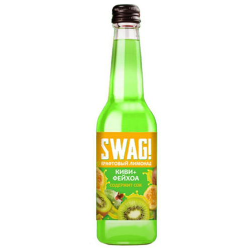 Крафтовый лимонад Swag "Киви-Фейхоа" 450мл ж/б