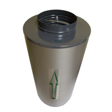 Канальный угольный фильтр КЛЕВЕР - П 1000 м3 в час, d 200