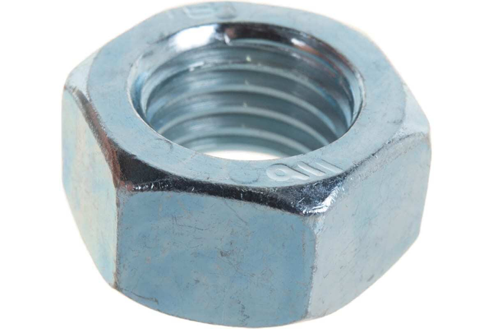 Гайка ЗУБР ГОСТ 5927-70, M20, 1 шт, кл. пр. 6, оцинкованная, 303556-20