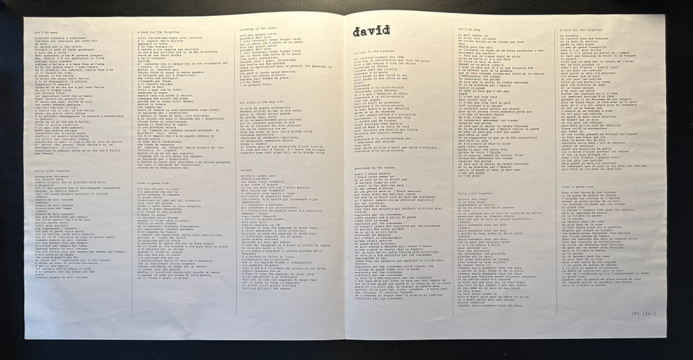 David + David - Boomtown (Германия 1986г.)