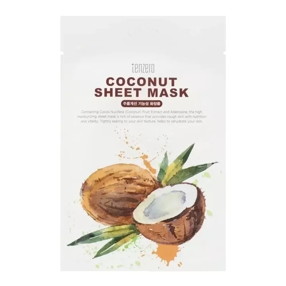 Тканевая маска с экстрактом кокоса TENZERO Coconut Sheet Mask