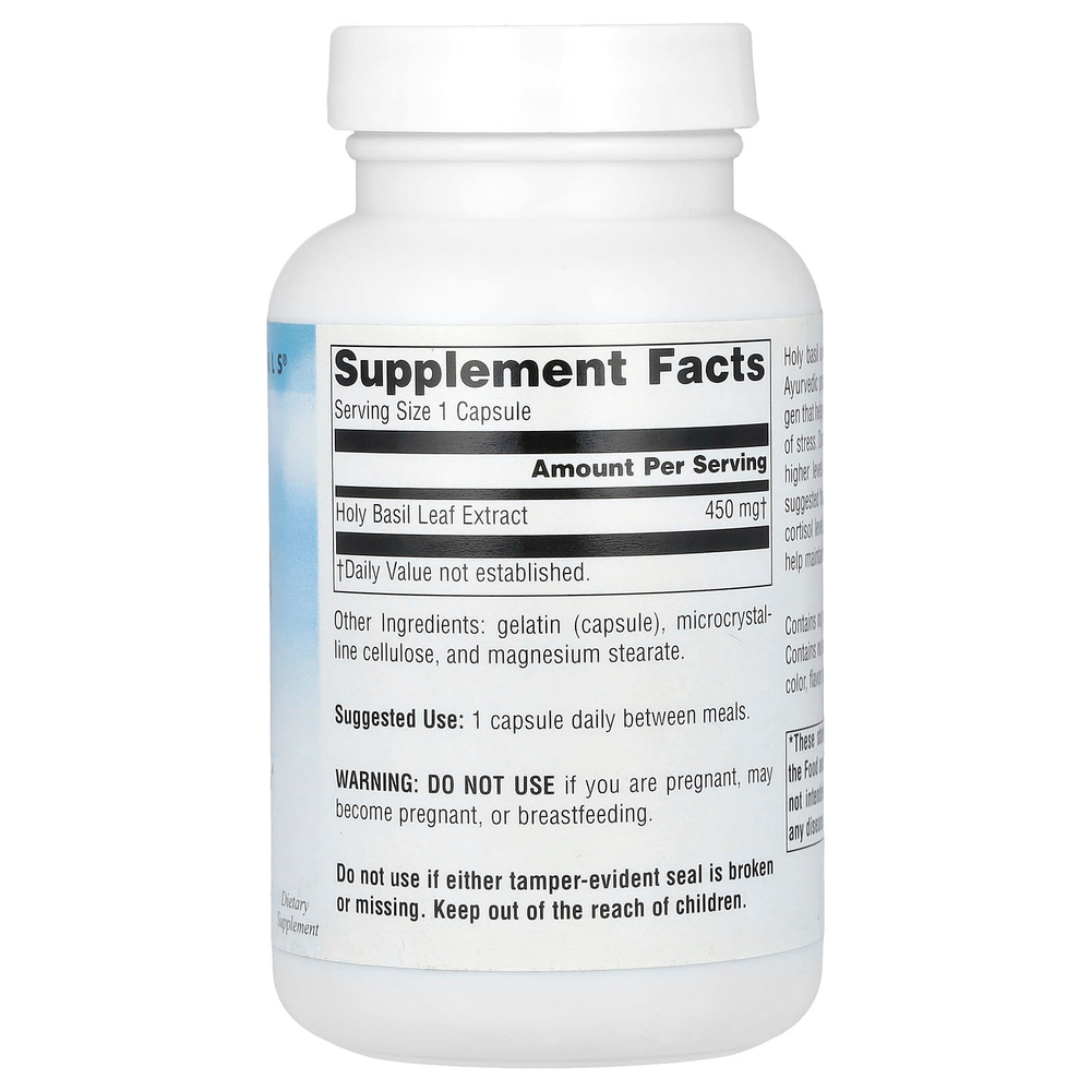 Source Naturals, Serene Science, экстракт базилика священного, 450 мг, 120 капсул