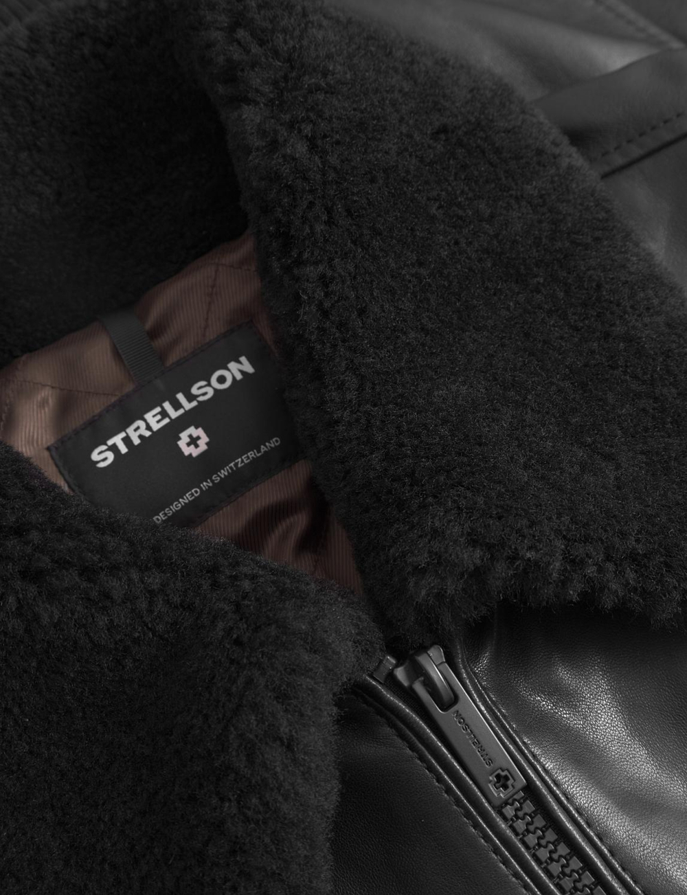 Куртка кожаная Strellson Aviator-W