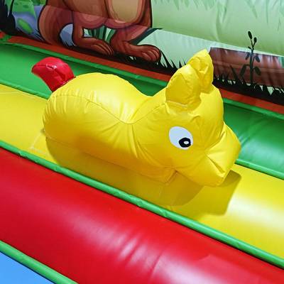 Коммерческий надувной батут «Заповедник» 8*4*4 м