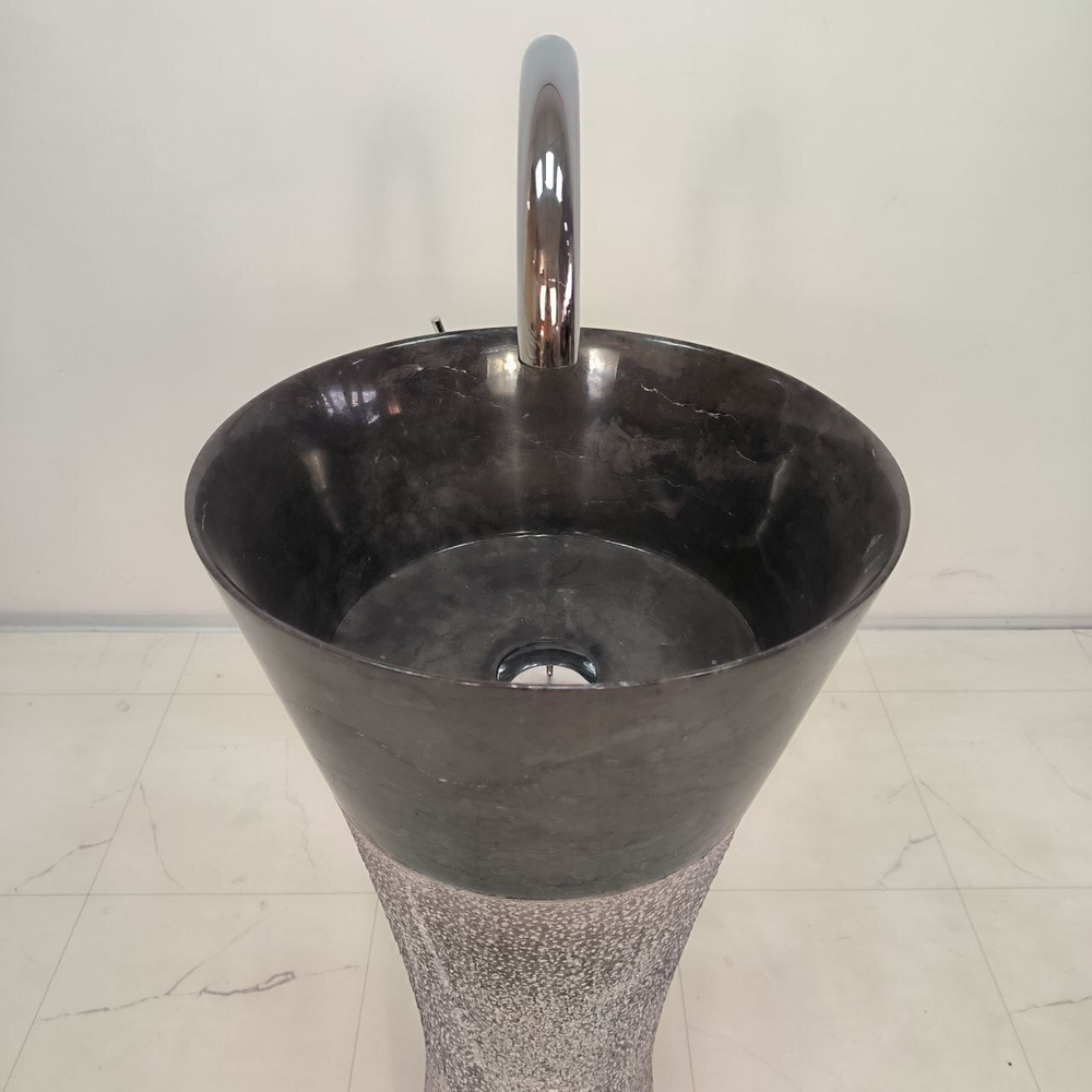 Раковина напольная из мрамора Pedestal MN-391 40*40*90