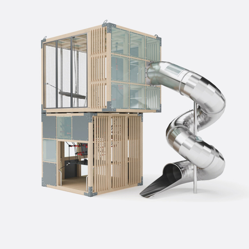 Игровой комплекс со скатом (ЛГ0206)