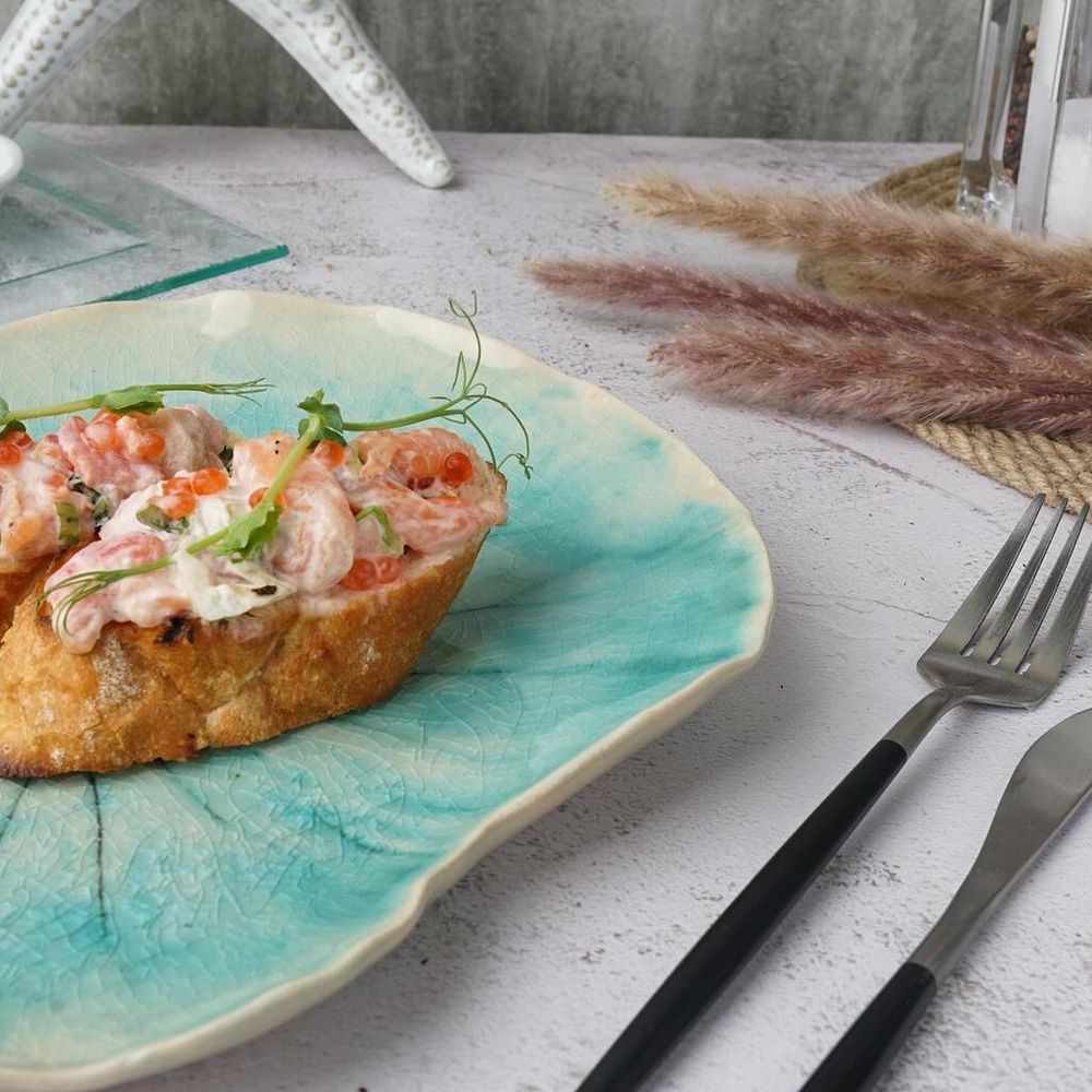 Блюдо для подачи 27,5*22,5 см h2,5 см Sea Blue Frutti di Mare P.L. [1]