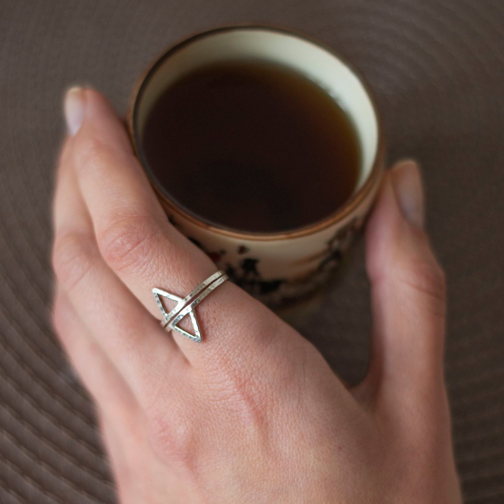 Кольцо РАВНОВЕСИЕ-2, серебро