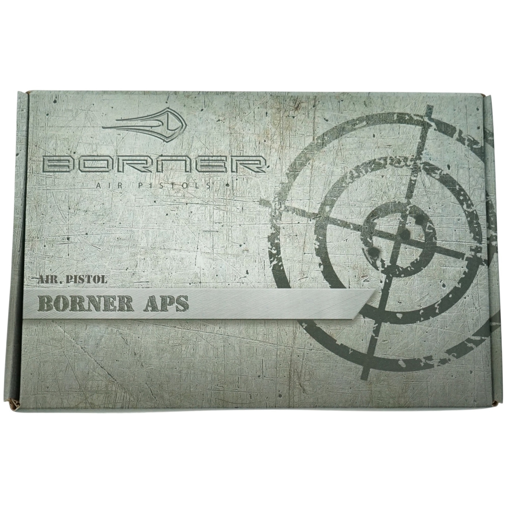 Пистолет пневматический Borner APS-S (Стечкин) Black, кал. 4,5 мм (пластик)