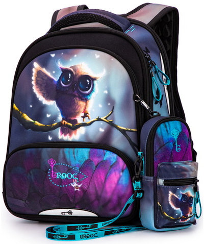 Ранец GROOC 9-136 + пенал + мешок + сумка-пенал