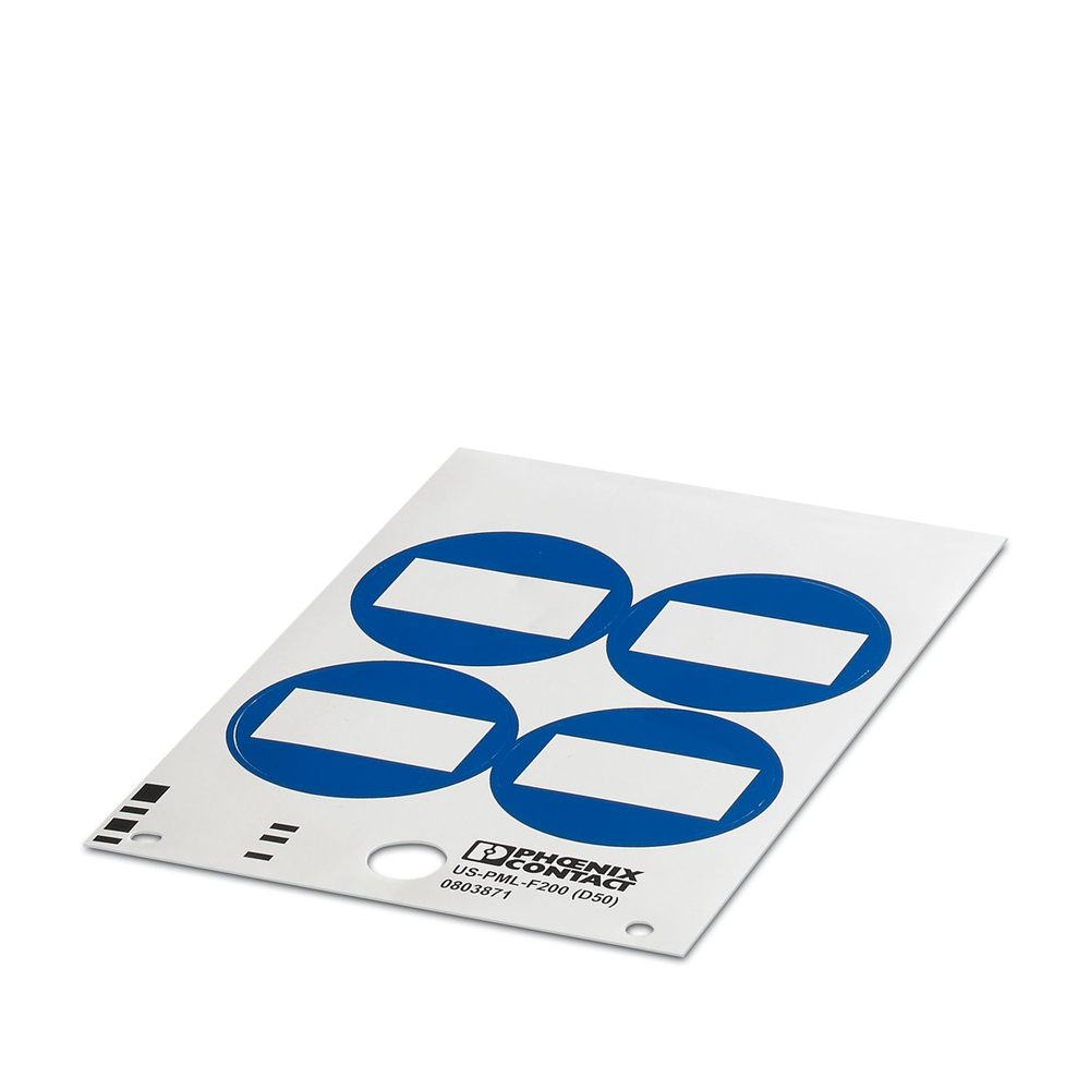 0803871 - US-PML-F200 (D50) - Этикетка