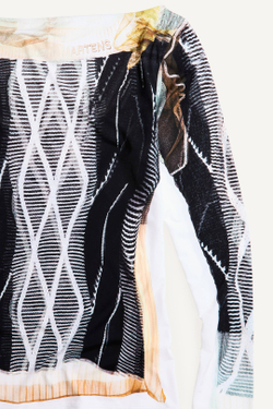 H&M - Glenn Martens Топ с принтом, черный