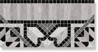 Декор Via Appia Cen. Samos Negro