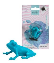 Аромадекор для автомобиля и дома FOREST FROG ЛЯГУШОНОК (цитрус и амбра) в блистере, Mr&Mrs Fragrance