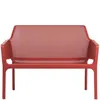 Уличный пластиковый диван Net коралловый