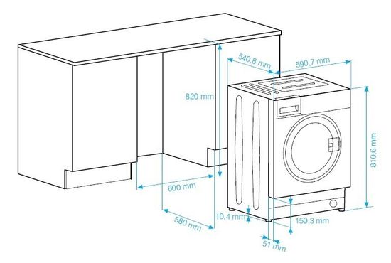 Встраиваемая стиральная машина BEKO WMI 71242