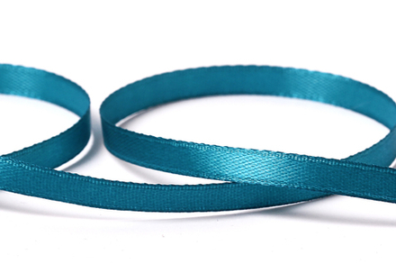 Лента атласная, 6 мм, №074 яр.бирюз.