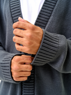 Кардиган UNISEX вязаный оверсайз на пуговицах