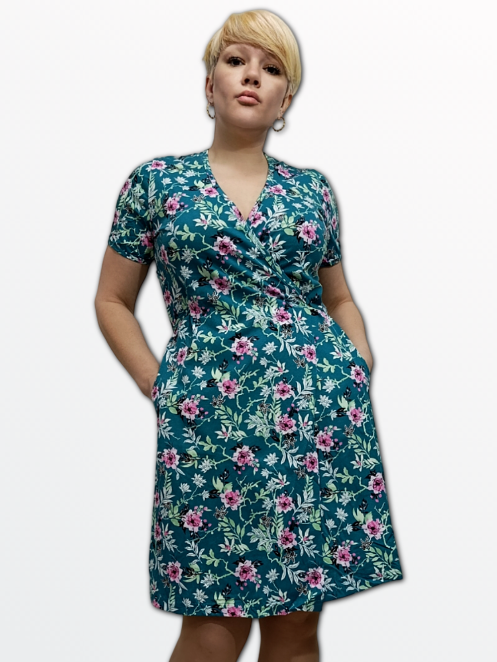 235400 Халат женский разноцветный, микс (54)