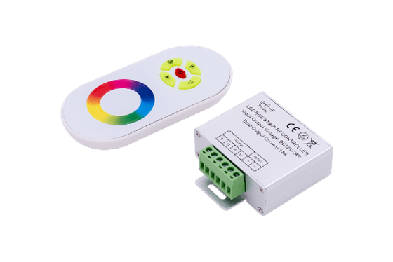 SMART BUY Контроллер радио LED RGB сенсорный овальный белый пульт 5 кн 18А RGB-контроллер овал