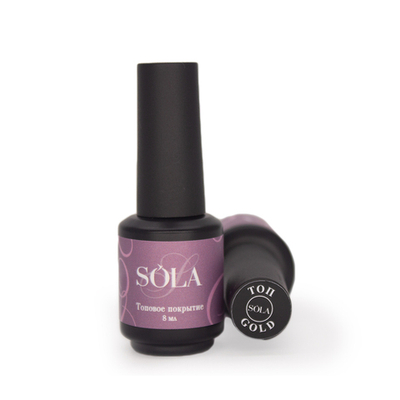 SoLa Top Gold - Топ с мелким шиммером, золото, 8мл