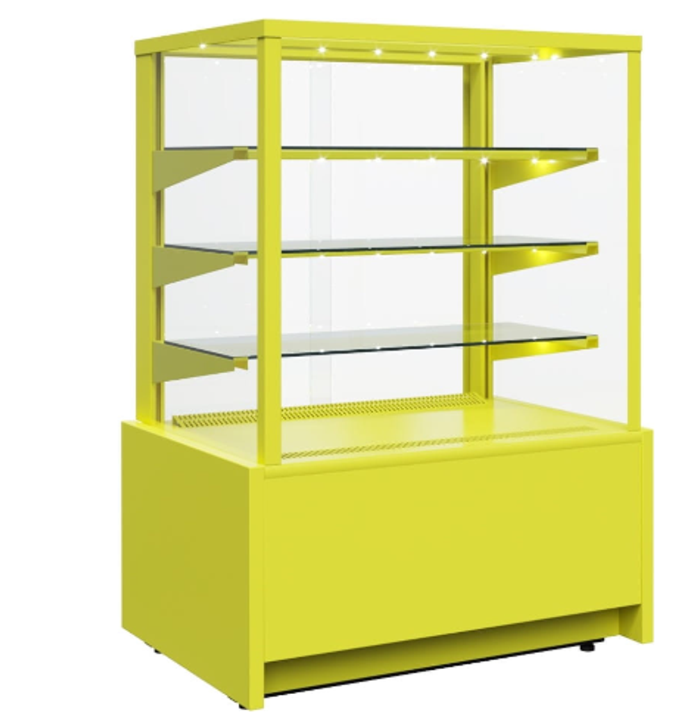 Кондитерская витрина CARBOMA ВХСв-1,3д CUBE LIGHT (KC70 VM 1,3-1)
