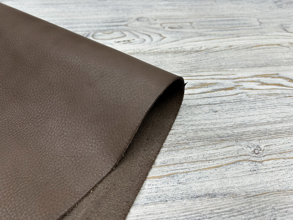 Кожа от фабрики Экопель Гуиба цв. Бежевый / Guiba Grain Taupe, толщ 2,0-2,2 мм