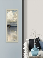 Картина на натуральном холсте настенная интерьерная 23*63 см