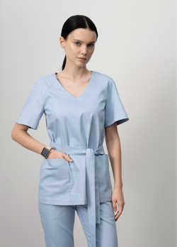 Медицинская туника с рукавом реглан