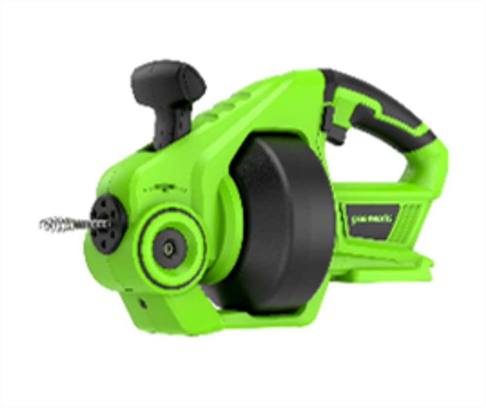 Трос сантехнический Greenworks G24DA, 24V, 0-550 об/мин, реверс, трос диам. 6 мм, длина троса 7 м, без АКБ и ЗУ (3707307)