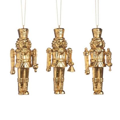 nan METALL.NUTCRACKER ORN ASS/3 GLD Щелкунчики Goodwill Золотой