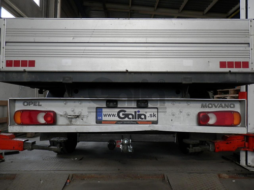 Оцинкованный фаркоп на Renault Master шасси 2010-, Opel Movano шасси 2010-, Nissan NV400 шасси 2011- (без электрики), Galia O069A