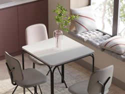 Стул Ror, Y, велюр, черный/серо-голубой/розовый