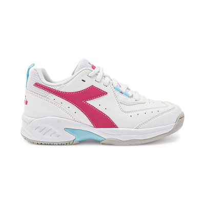 Детские теннисные кроссовки Diadora S. Challenge 5 SL AC All Court Shoe Kids - White, Pink