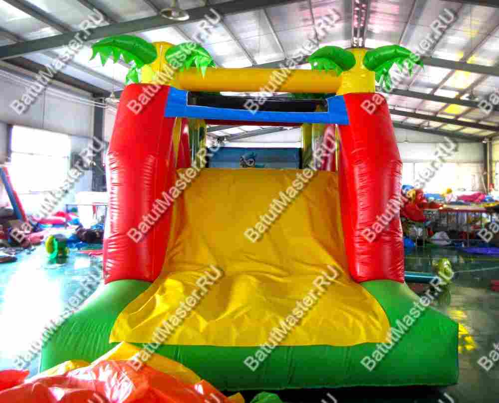 Надувной батут "Джунгли" 8*3*3 м