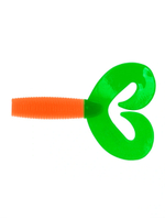 Твистер несъедобный Helios Credo Double Tail 2,95"/7,5 см Lime 20шт. (HS-12-008-N-20)