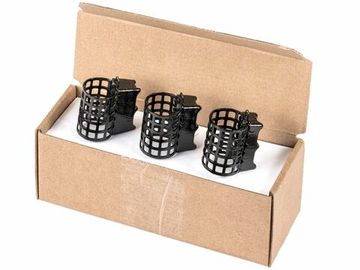 Набор металлических фидерных кормушек FC M1 БЫСТРОЕ ВСПЛЫТИЕ РЕКА 80г 100г 120г 3шт. коробочная версия