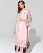 Шелковый палантин с отделкой Dubai