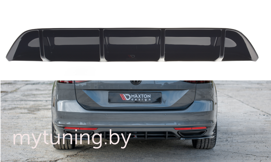 Диффузор бампера заднего для VOLKSWAGEN Passat B8 R-Line (15-...)