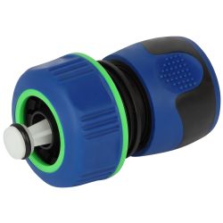 Коннектор GREEN APPLE GAP-C1904 для шланга с аквастопом 19 мм 3/4 дюйма пластик TPR | Аксессуары для полива Green Apple