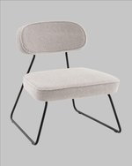 Кресло Kate new ткань букле светло-серый