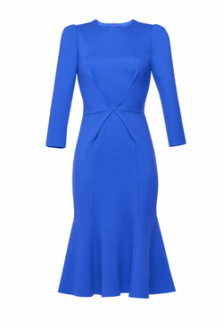 Трикотажное платье - годе электрик 01-01-21 manito