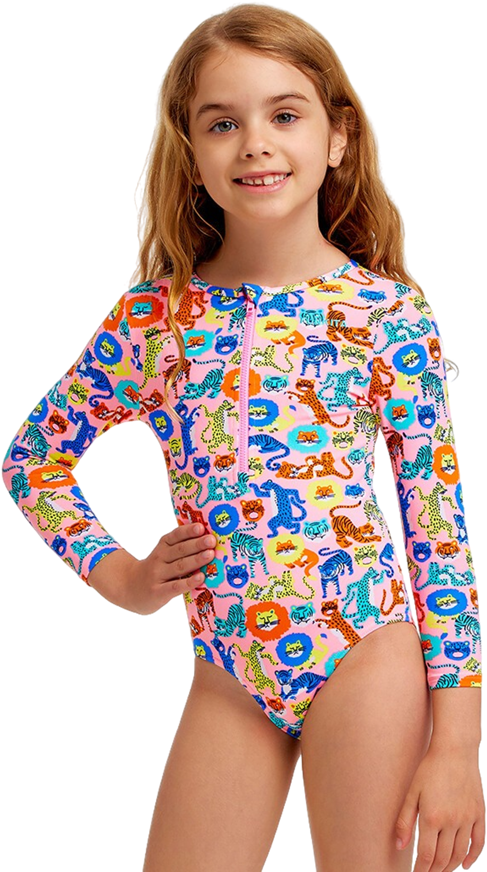 Купальник FUNKITA  Toddler Girl's Feline Fiesta