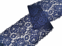 Эластичное кружево, 17 см, ночная тень, (Артикул: EK-1010.P), м