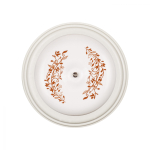 Распределительная коробка 78 мм, керамика, цвет белый, декор D206/2 (4 кабельных ввода в комплекте) B1-521-01-D206/2-K