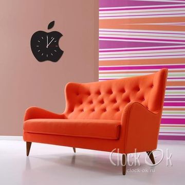 Настенные часы Яблоко