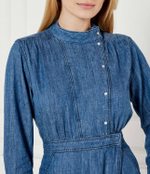 Джинсовое платье Robe WAKIE Ba&sh - голубой(1E25WAKI)