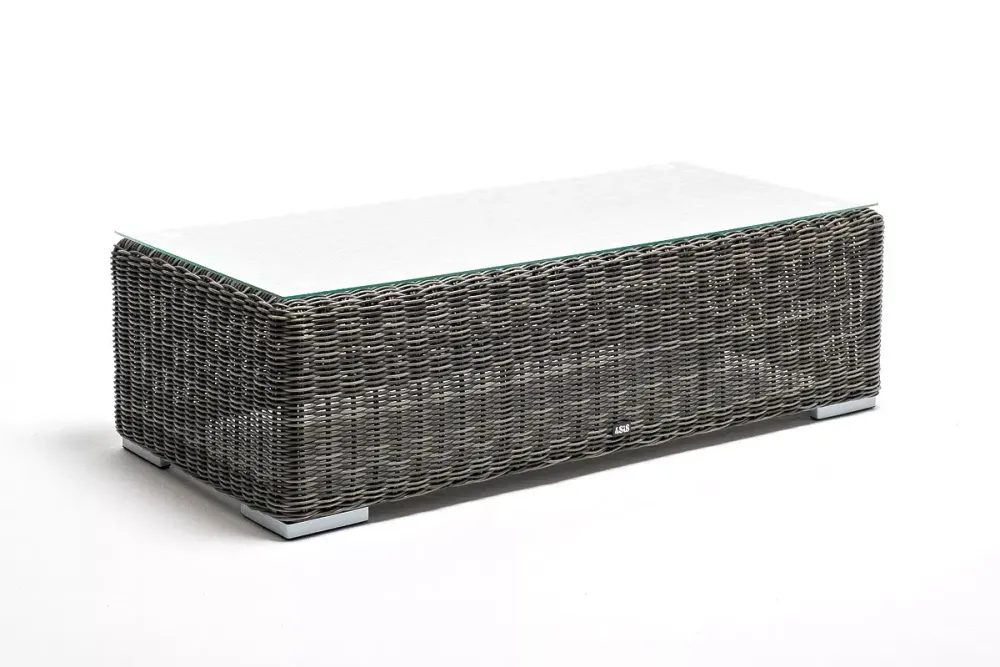 "Боно" журнальный столик из искусственного ротанга, цвет графит